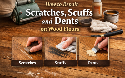 How to Deal With Scratches, Scuffs and Dents on Wood Floors