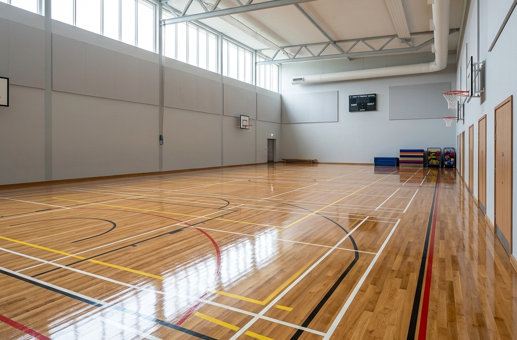 Commercial Sports Hall Floor Sanding in Clapham: Durability Meets Performance