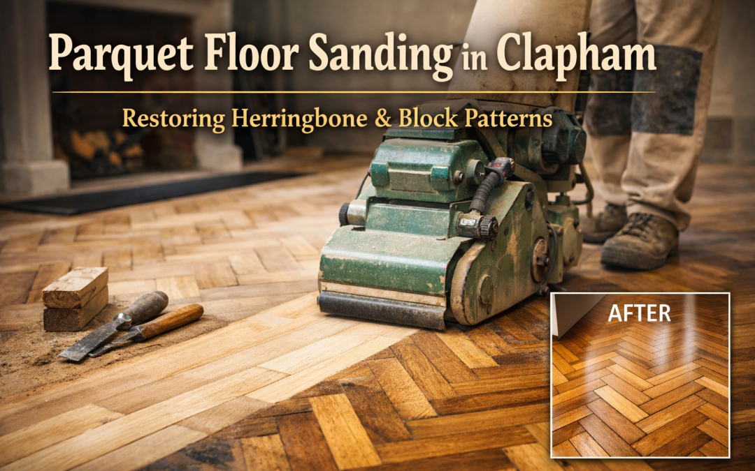 Parquet Floor Sanding in Clapham: Herringbone & Block Restoration